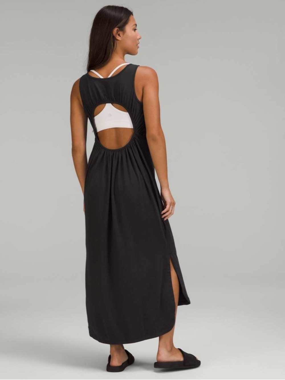 Lululemon - Pima Cotton Open-Back Midi Dress
- Black - Size Small 🚨